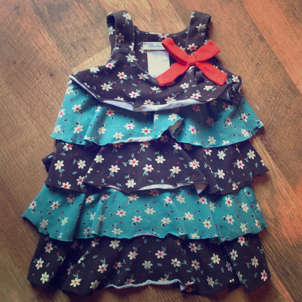 4T Bonnie Jean Floral Ruffle Dress 👗